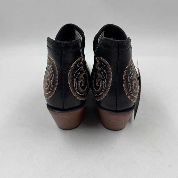 Durango womens MISMATCH 8M & 8.5M crush black snip toe cowboy boots - Picture 5 of 10